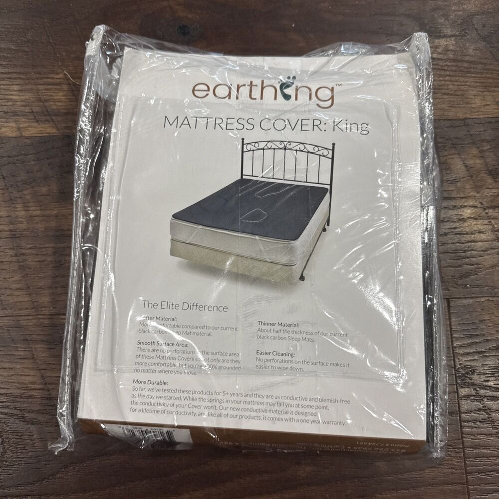 Earthing Mattress Cover King Size Grounding Mattress Mat New